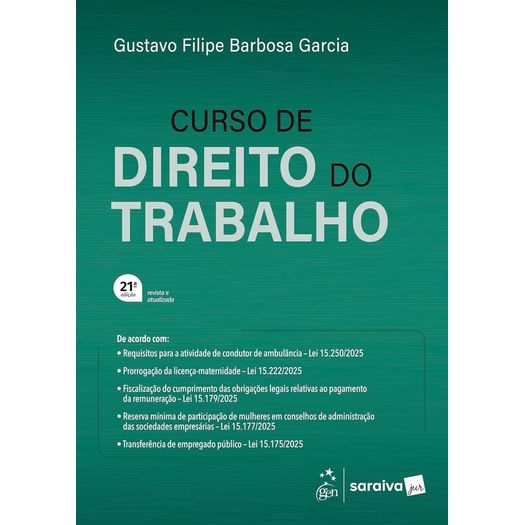 curso de direito do trabalho - garcia curso de direito do trabalho - garcia
