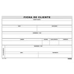 ficha de cliente 5x8 100 unidades