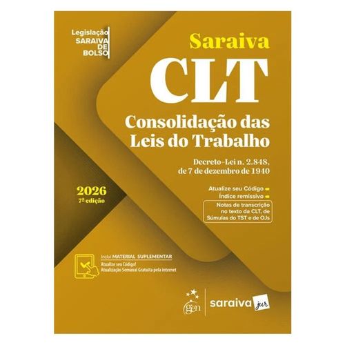 legislacao-saraiva-de-bolso---clt