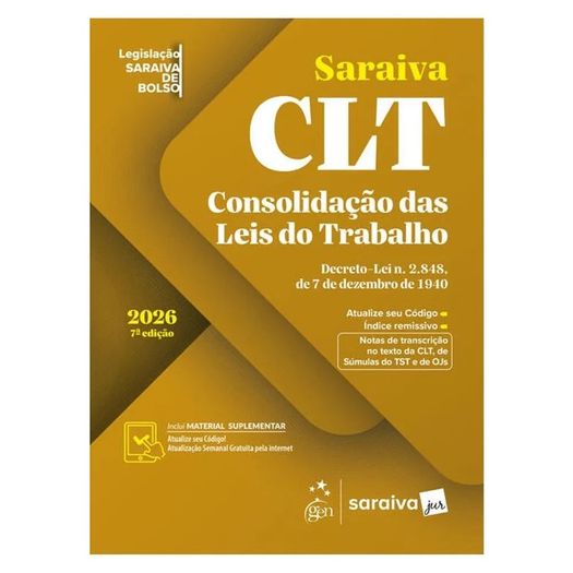 legislacao-saraiva-de-bolso---clt