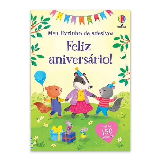 feliz aniversário!: meu livrinho de adesivos