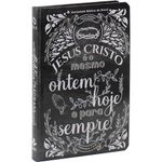 bíblia sagrada naa - capa lettering - preta