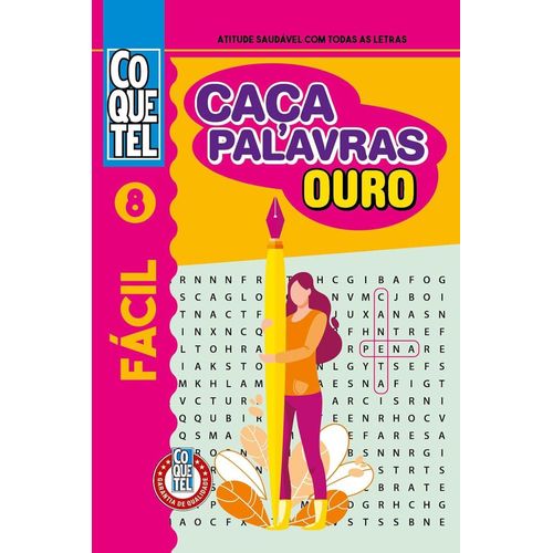 caça-palavras ouro - nível fácil 8