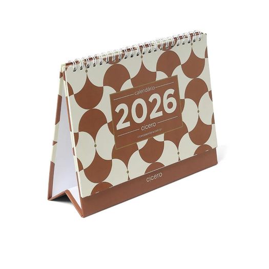 calendario 2026 de mesa funcional bossa nova
