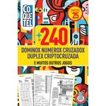 mais de 240 dominox numerox cruzadox duplex criptocruzada - nível médio 25
