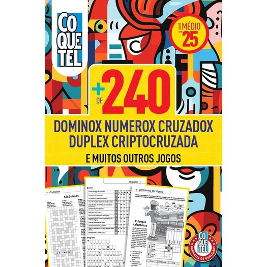 mais de 240 dominox numerox cruzadox duplex criptocruzada - nível médio 25 mais de 240 dominox numerox cruzadox duplex criptocruzada - nível médio 25