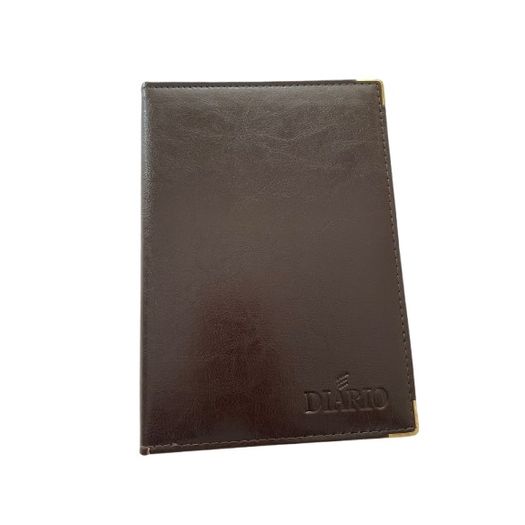 agenda 2026 diária luxo marrom brochura