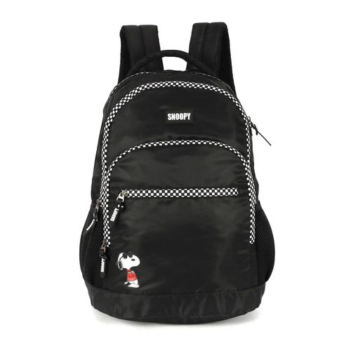 mochila com alça snoopy preto