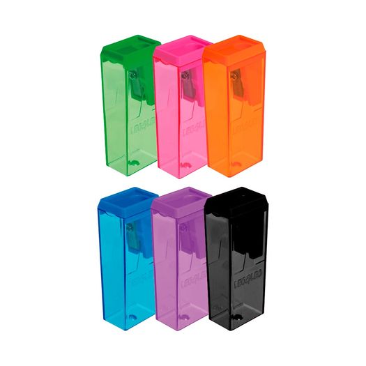 apontador com depósito sortidos leonora