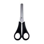 tesoura escolar cores inox preto