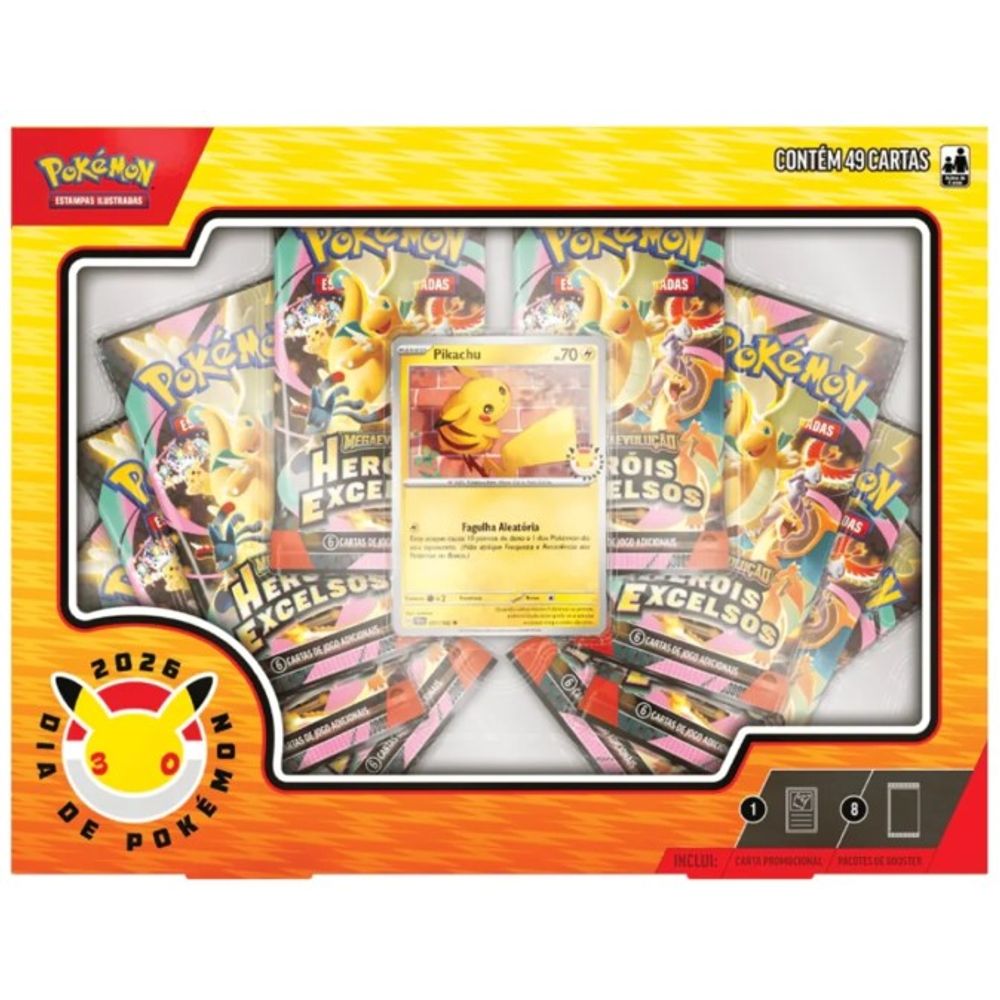 Pokémon - Box Coleção Dia De Pokémon 2026 - Livrarias Curitiba