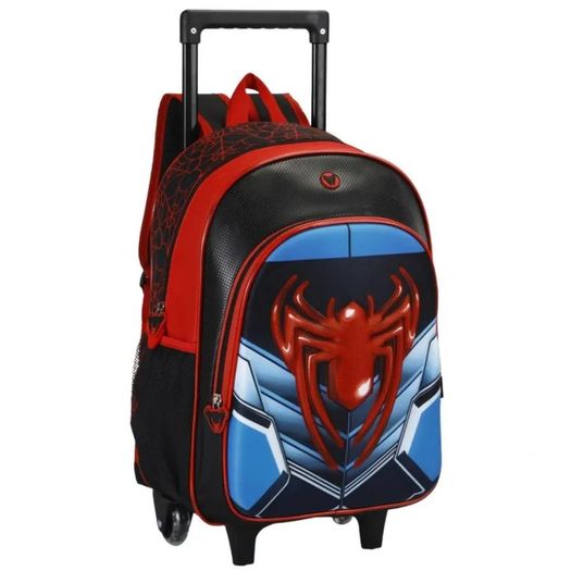 mochila com rodinha aranha herói 14 polegadas diversas cores mochila com rodinha aranha herói 14 polegadas diversas cores