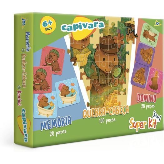 super kit 3 em 1 - capivara