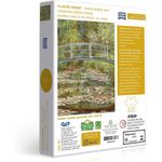 quebra-cabeça 500 peças - coleção obras de monet: ponte sobre uma lagoa