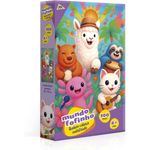 quebra-cabeça 100 peças encapado - mundo fofinho -  metalizado