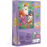 quebra-cabeça 100 peças encapado - mundo fofinho -  metalizado