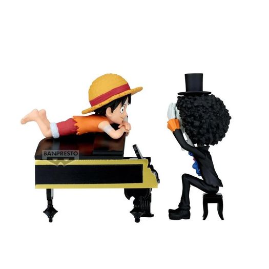 one-piece---monkey-d.luffy-and-brook---world-collectable-figure---banpresto