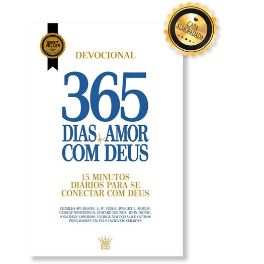 365 dias de amor com deus - devocional - edição de luxo almofadada 365 dias de amor com deus - devocional - edição de luxo almofadada
