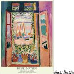 quebra-cabeça 1000 peças coleção obras de arte matisse: a janela