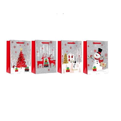 sacola para presente natal pequena