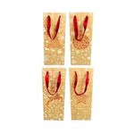 sacola para presente garrafa natal