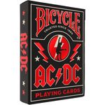 jogo de cartas baralho bicycle ac/dc