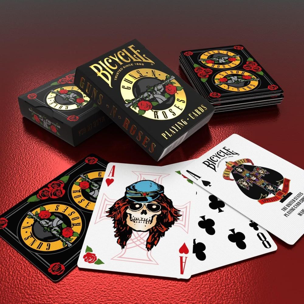 Jogo De Cartas Baralho Bicycle Guns N' Roses - Livrarias Curitiba