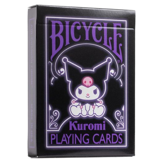 jogo de cartas baralho bicycle kuromi