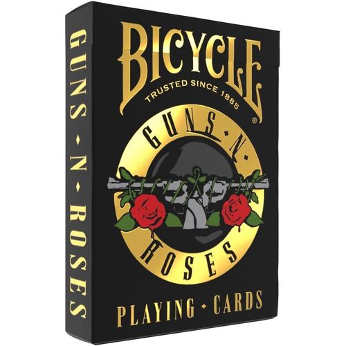 jogo de cartas baralho bicycle guns n' roses