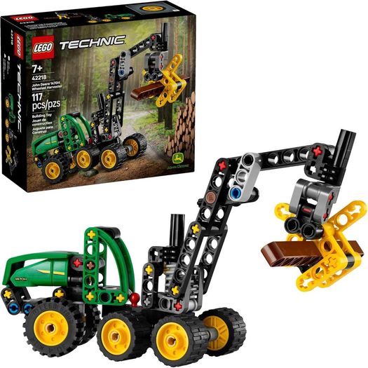 ceifeira com rodas john deere 1470h (42218) - lego