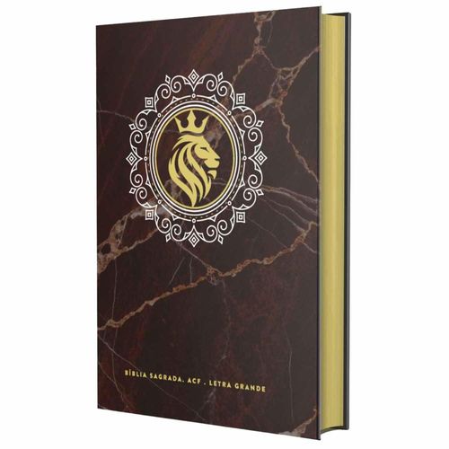 bíblia sagrada acf - leão rei - letra grande