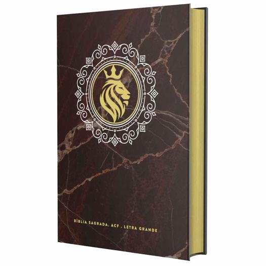 bíblia sagrada acf - leão rei - letra grande