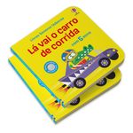 lá vai o carro de corrida