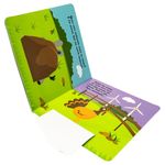 quem esta escondido - um livro com abas - animais da fazenda