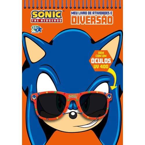 sonic meu livro de atividades e diversão