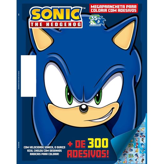 sonic-megaprancheta-para-colorir-com-adesivos