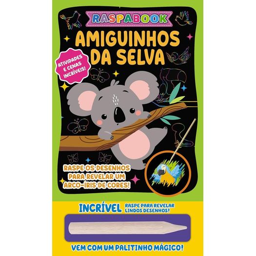 raspabook amiguinhos da selva raspabook amiguinhos da selva