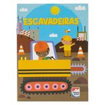 meu livro qc divertido escavadeiras