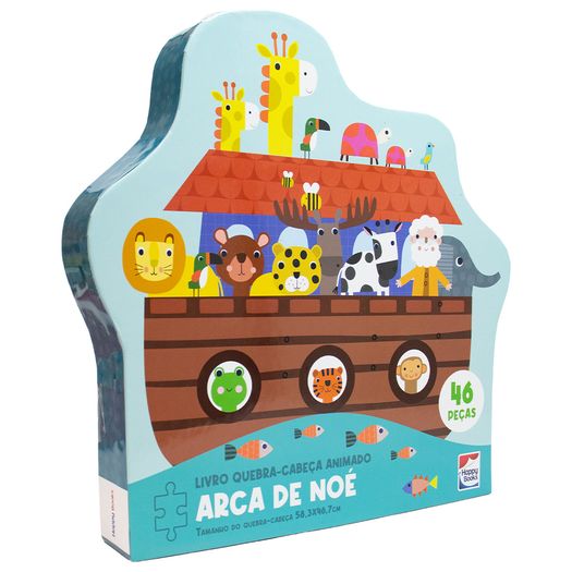 livro quebra-cabeça animado: arca de noé livro quebra-cabeça animado: arca de noé