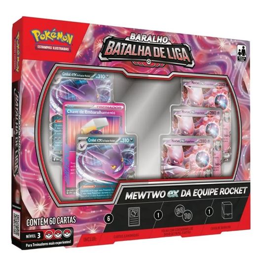 pokémon - deck batalha de liga mewtwo ex pokémon - deck batalha de liga mewtwo ex
