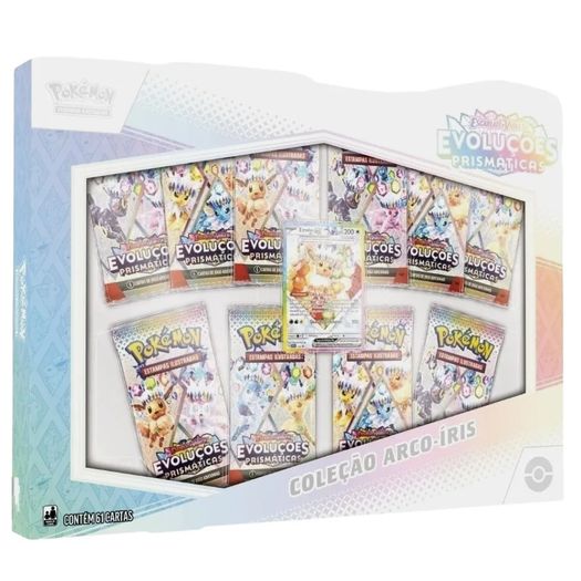 pokémon - escarlate e violeta 8.5 - box coleção arco-íris