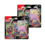 pokémon - mega evolução 2 - blister triplo - fogo fantasmagorico