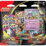 pokémon mega evolução 1 - blister triplo - mega evolução
