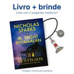 vestígios + colar com 2 pingentes metálicos