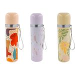 garrafa térmica 330ml floral diversos modelos