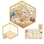 adesivo cenários 3d cutcut 1 cena 14x18cm