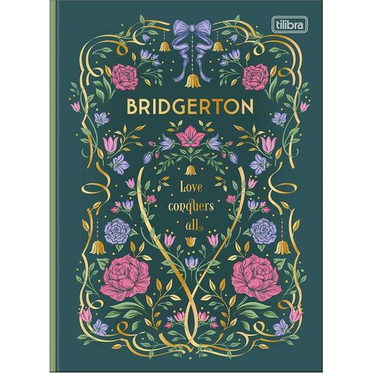 caderno colegial brochura bridgerton