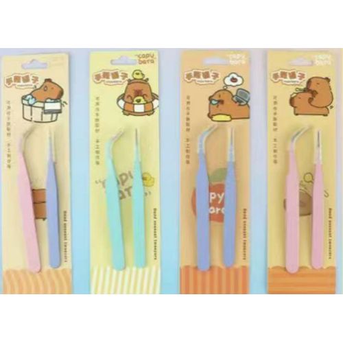 kit 2 unidades pinça para adesivos cenários diversas cores