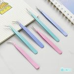 kit 2 unidades pinça para adesivos cenários diversas cores