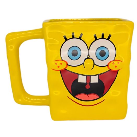 caneca 450ml formato 3d bob esponja caneca 450ml formato 3d bob esponja